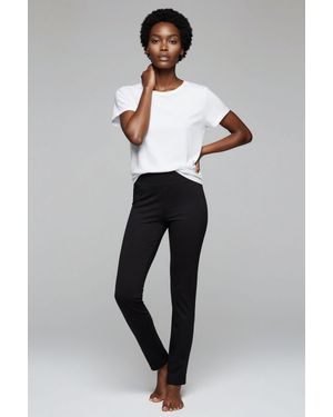 Lands' End Petite Starfish Slim Leg Stretch Jersey Trousers - Grey