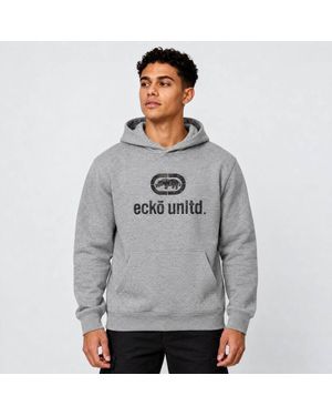 Ecko' Unltd Urban Camo Hoodie - Grey