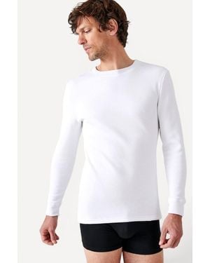 DAMART Thermal Long-Sleeve Top Double Layer - White