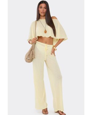 EGO Sheer Sheer Trousers - Natural