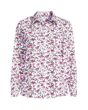 Lands' End Petite Non-Iron Cotton Shirt - Red