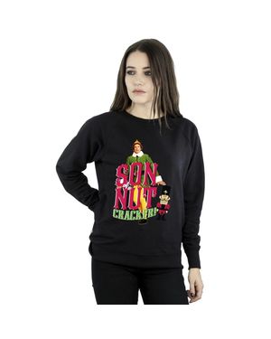 Elf Son Of A Nutcracker Sweatshirt - Black