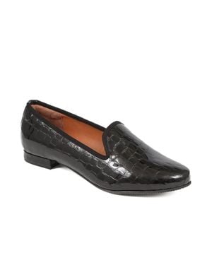 Jones Bootmaker Solene Leather Court Shoes - Black