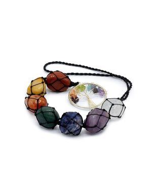 KDMD Hanging Chakra Tree Of Life Pendant For Meditation & Spiritual Growth - Blue
