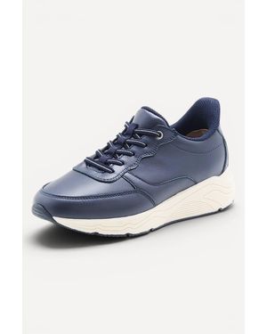 DAMART Amortyl Leather Trainers - Blue