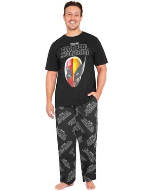Marvel Deadpool & Wolverine Pyjama Set - Black