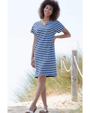 Kite Alum Jersey Dress Stripe - Blue