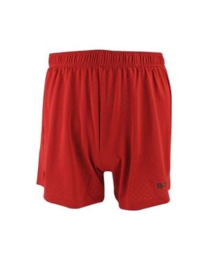 Björn Borg Running Breathable & Lightweight Perforated Sport Shorts - Red