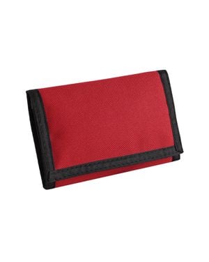 Bagbase Knitted Ripper Wallet - Red