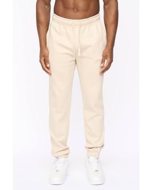 Crosshatch Preece Joggers With High Build Leg Branding - White