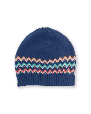 Kite Boy's Hygge Hat Zigzag - Blue