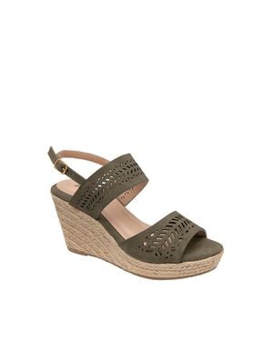 Dunlop 'Cece' Wedge Sandals - Green