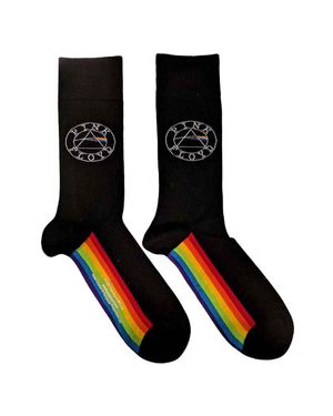 Pink Floyd Spectrum Sole Ankle Socks - Black