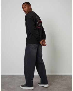 Threadbare Baggy Fit Jeans - Black