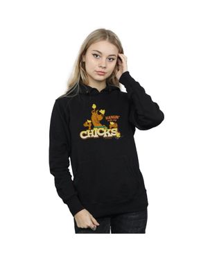 Scooby Doo Hangin With My Chicks Hoodie - Black
