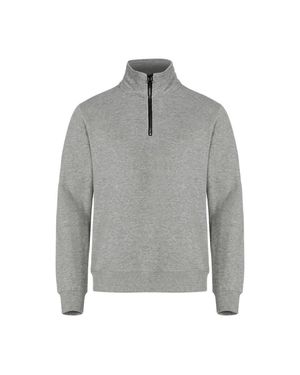 Clique Classic Half Zip Sweatshirt - Grey