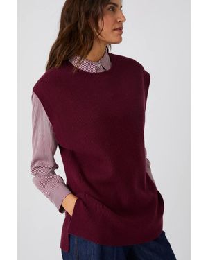 DAMART Trendy Skin Soft Sleeveless Jumper For Effortless Layering - Red