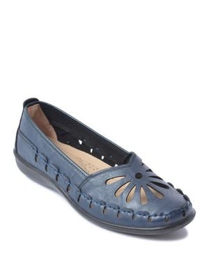 Chums Slip On Shoe With Cut Out Design & Cushioned Insole - Blue