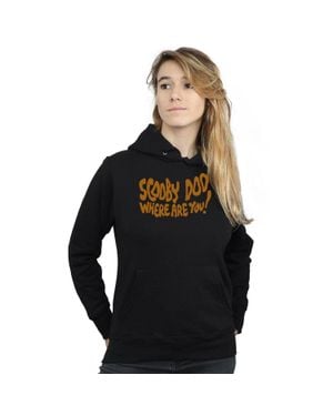 Scooby Doo Where Are You Spooky Hoodie - Black