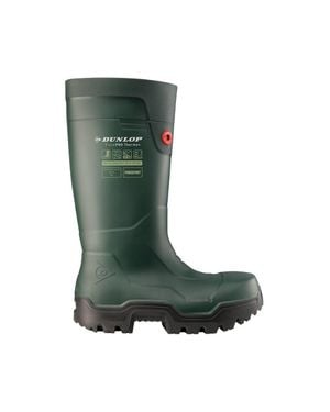 Dunlop Fieldpro Thermo+ Safety Wellington Boots - Green