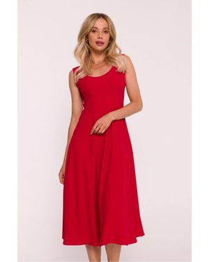 Love Lace Flared Sleeveless Lightweight Fit & Flare Dress