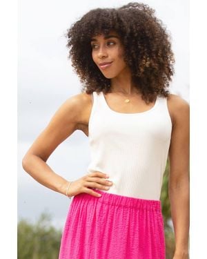Kite Dorchester Ribbed Vest Off - Pink