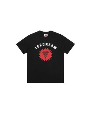ICECREAM T-Shirt Signet Logo - Black