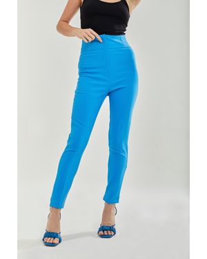 Liquorish Skinny Trousers - Blue