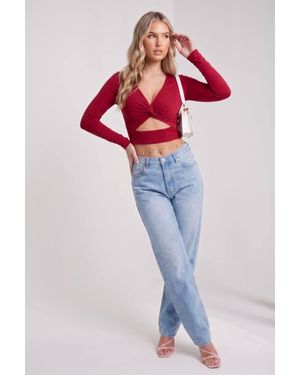 Stylewise Twist Knot Cut Out - Red