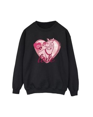 Scooby Doo Love Kisses Sweatshirt - Black