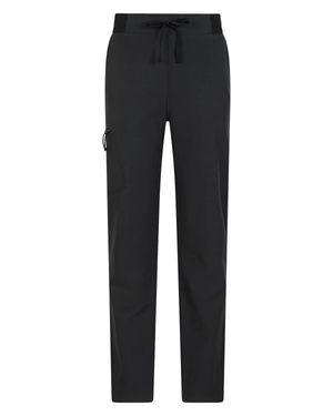 Mountain Warehouse 'Adventure' Water Resistant Trousers Warm Fleece Lined Outerwear Trousers - Black