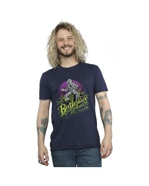 Beetlejuice Circle T-Shirt - Blue