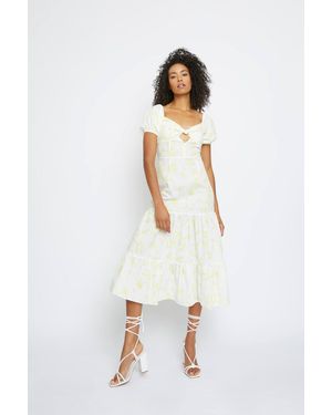 Shnoo Tiered Maxi-Dress - White