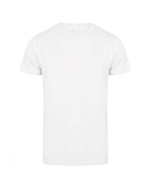 Skinni Fit Feel Good Stretch V-Neck Short Sleeve T-Shirt - White