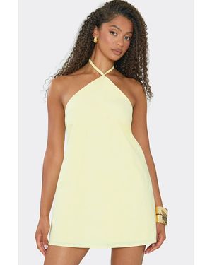EGO Strappy Mini Dress - Yellow