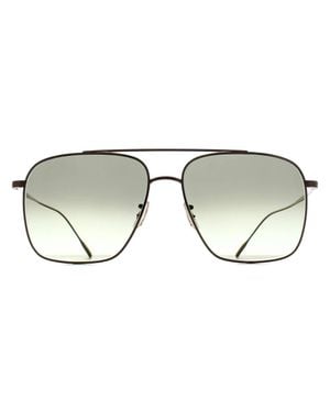 Oliver Peoples Rectangle Shiny G-15 Gradient Ov1320St Dresner - Brown