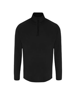 Tridri Long Sleeve Performance Quarter Zip Top - Black