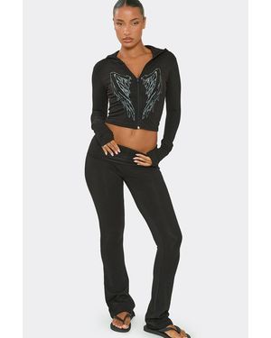 EGO Foldover Joggers - Black
