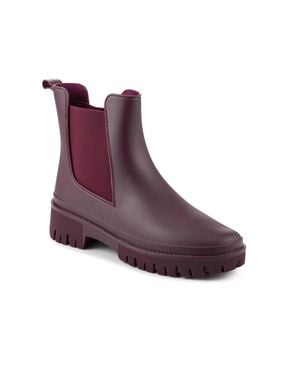 Pavers Elastic Fit Wellington Boots - Purple