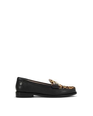 Carvela Kurt Geiger 'Snap' Leather Flats - Black