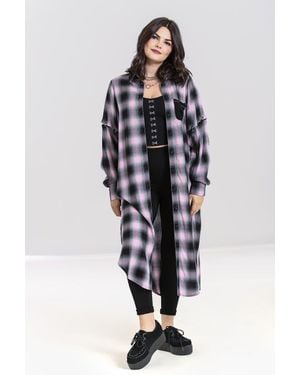 Hell Bunny Hayley Shirt Dress - White