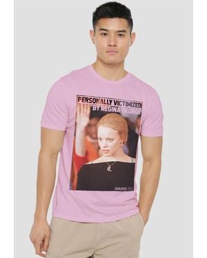 Mean Girls Regina George Victim T-Shirt - Pink