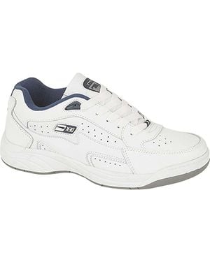 Dek Orleans Fuller Fitting Trainers - White