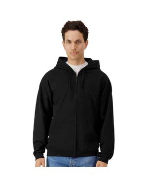 Gildan Softstyle Midweight Full Zip Hoodie - Black