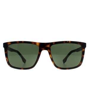 BOSS Rectangle Dark Havana Boss 1699/S - Green