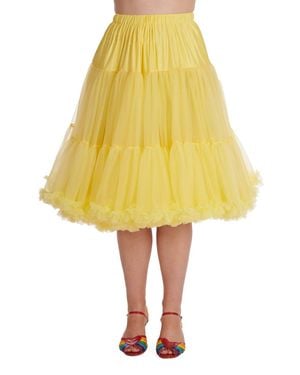Banned Retro Lifeforms Petticoat - Yellow