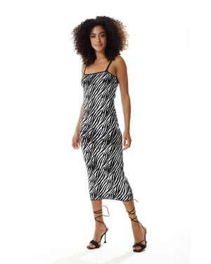 Liquorish Knitted Dress - Multicolour