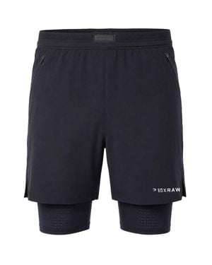 BOXRAW Sparring Club 2In1 Shorts - Blue