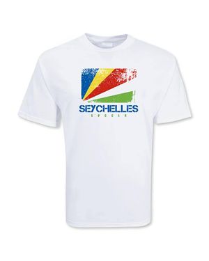 Seychelles Soccer T-Shirt - White
