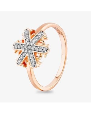 Rosa Lea Snowflake Ring Am-2Thb024007 52 - Pink